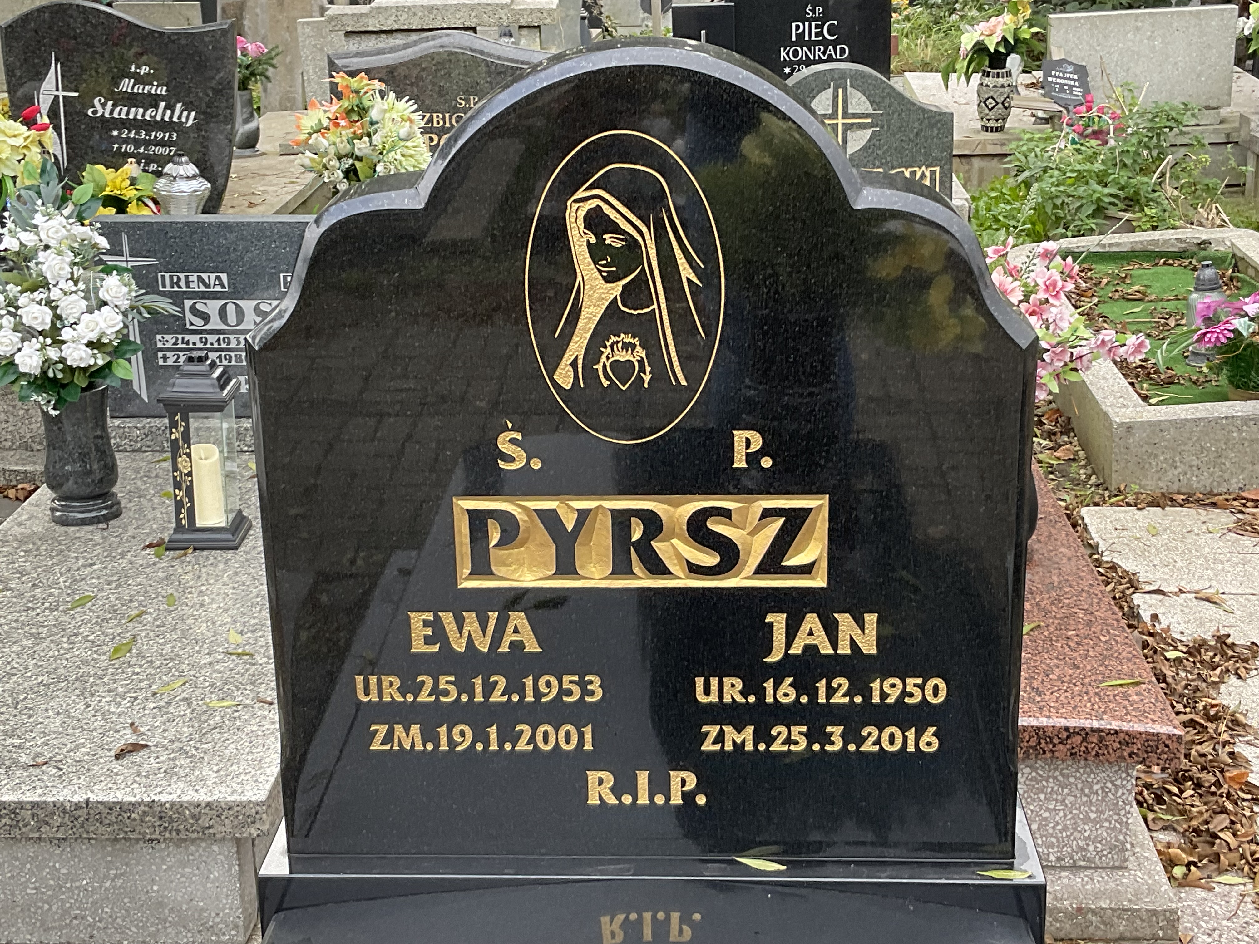 Jan Pyrsz 1950 Piekary Śląskie Brzeziny - Grobonet - Wyszukiwarka osób pochowanych