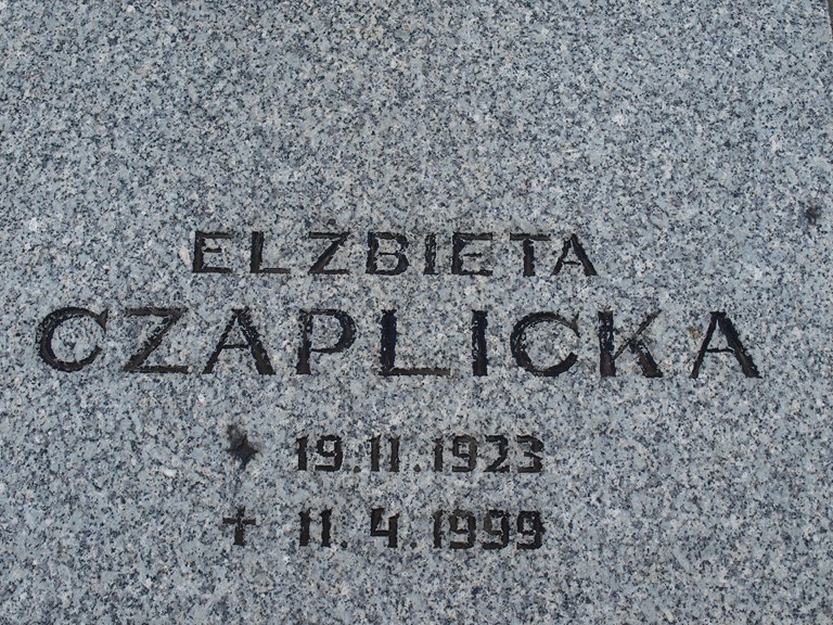 Elżbieta Czaplicka 1923 Piekary Śląskie Brzeziny - Grobonet - Wyszukiwarka osób pochowanych
