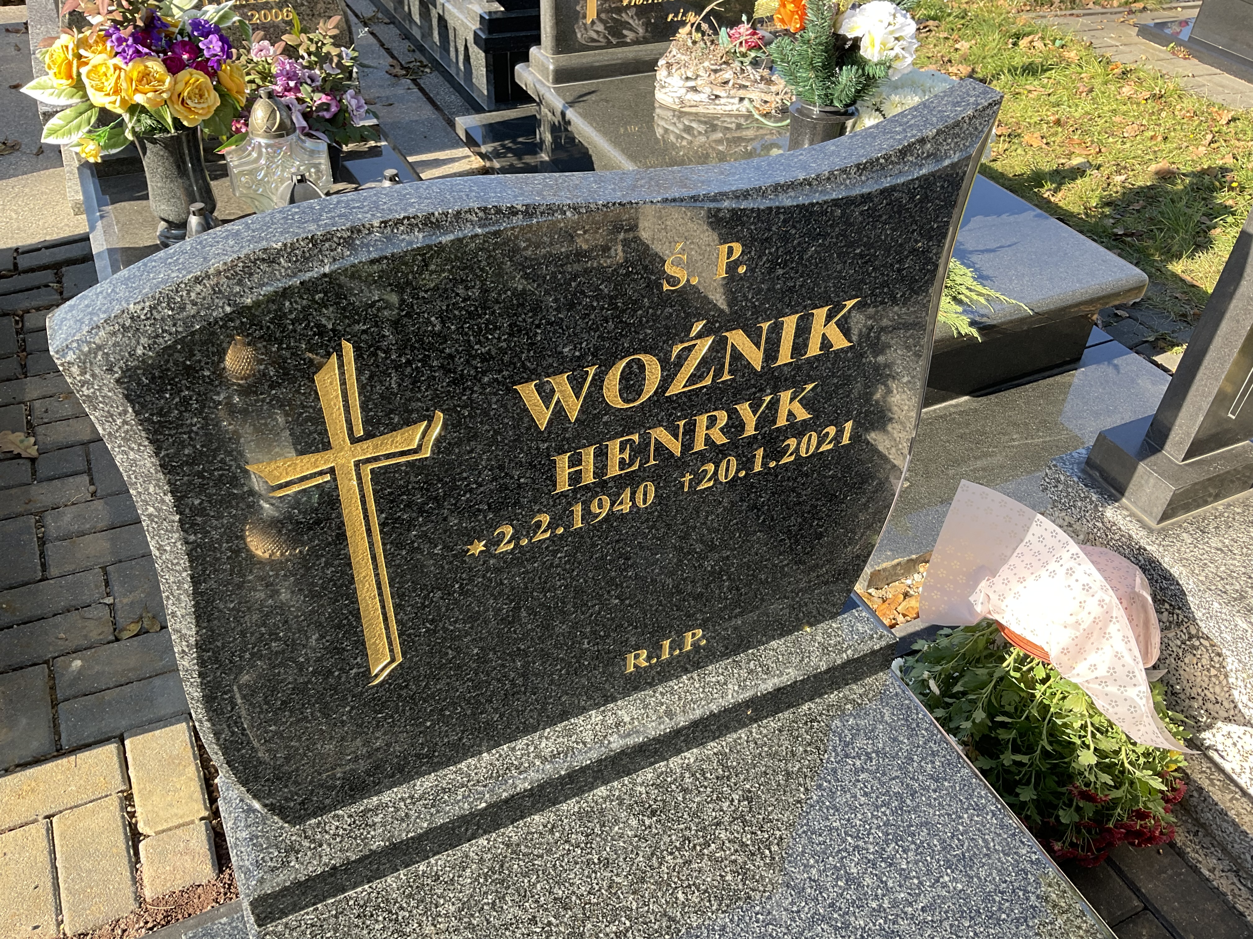 Grób Roman Woźnik