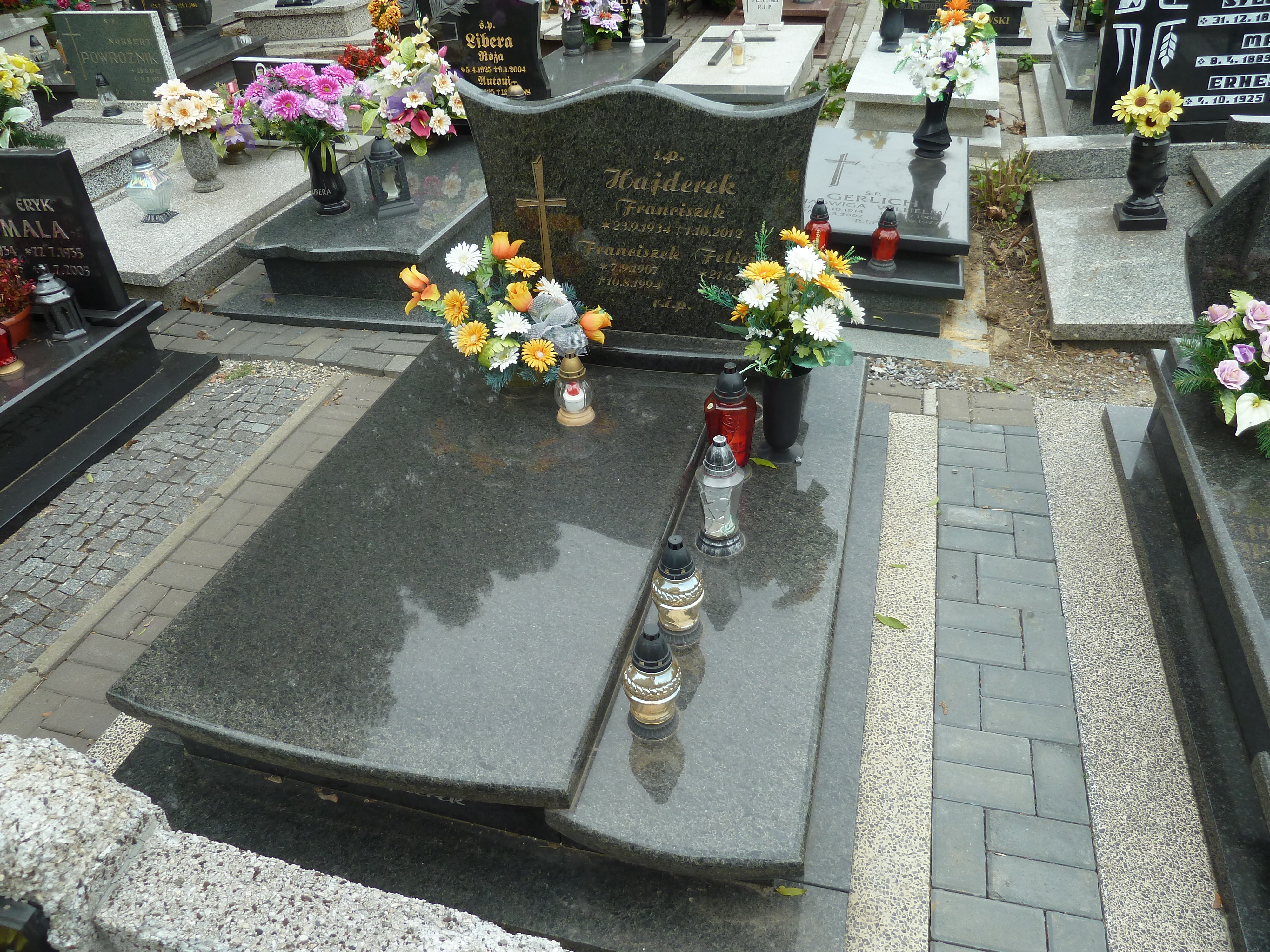 Felicja Hajderek 1902 Piekary Śląskie Brzeziny - Grobonet - Wyszukiwarka osób pochowanych