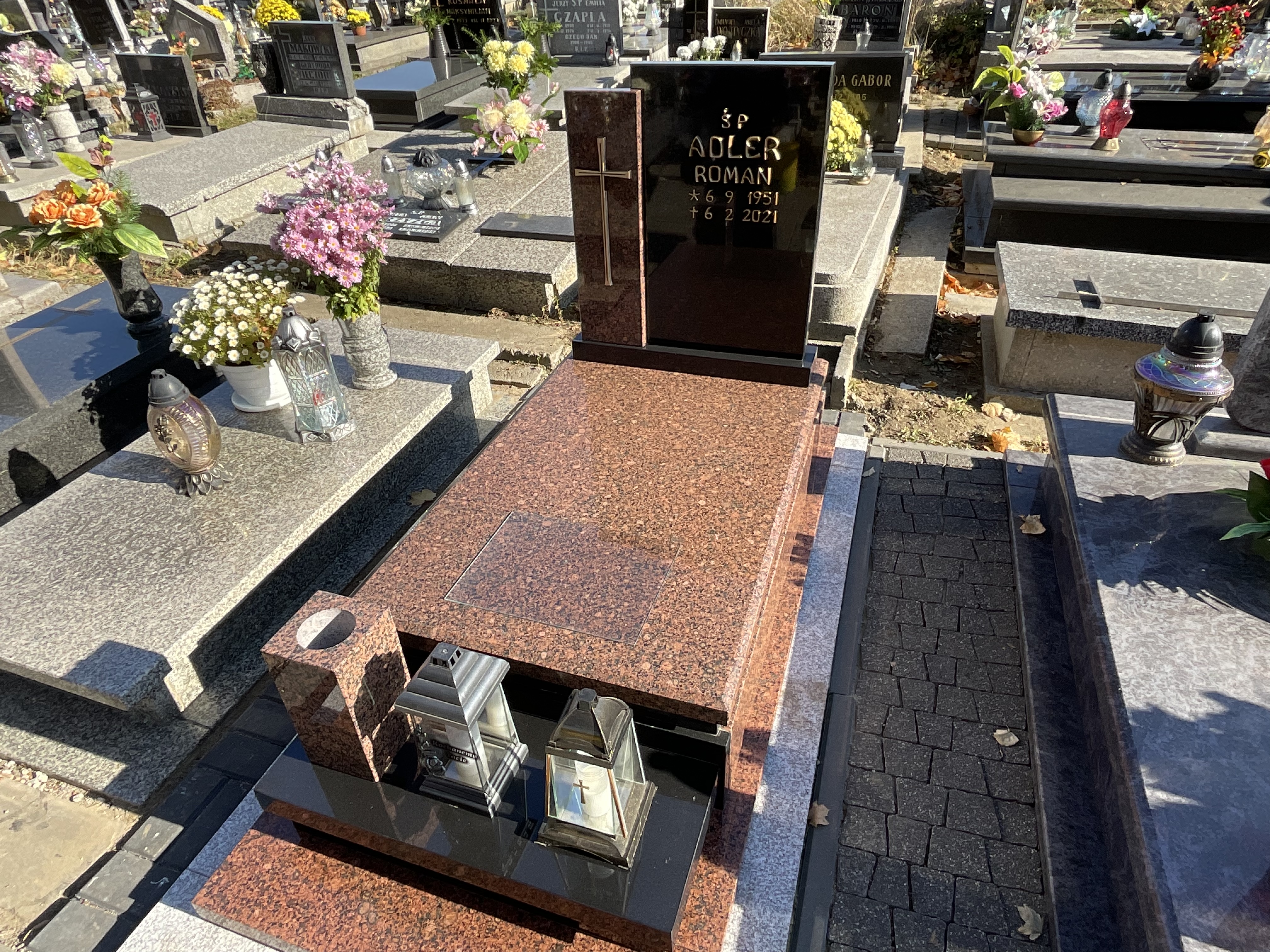 Roman Adler 1951 Piekary Śląskie Brzeziny - Grobonet - Wyszukiwarka osób pochowanych