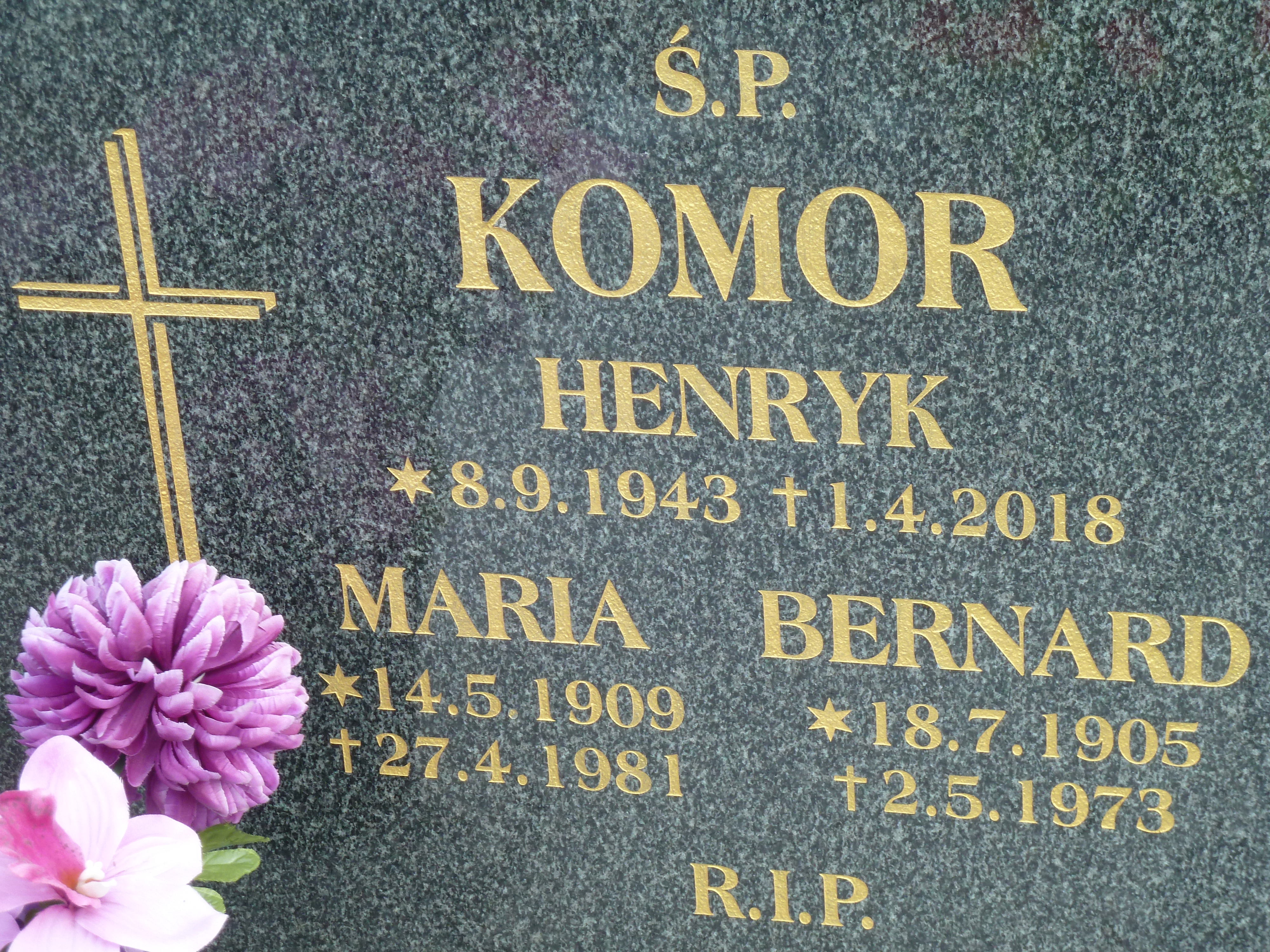 Grób Henryk Komor