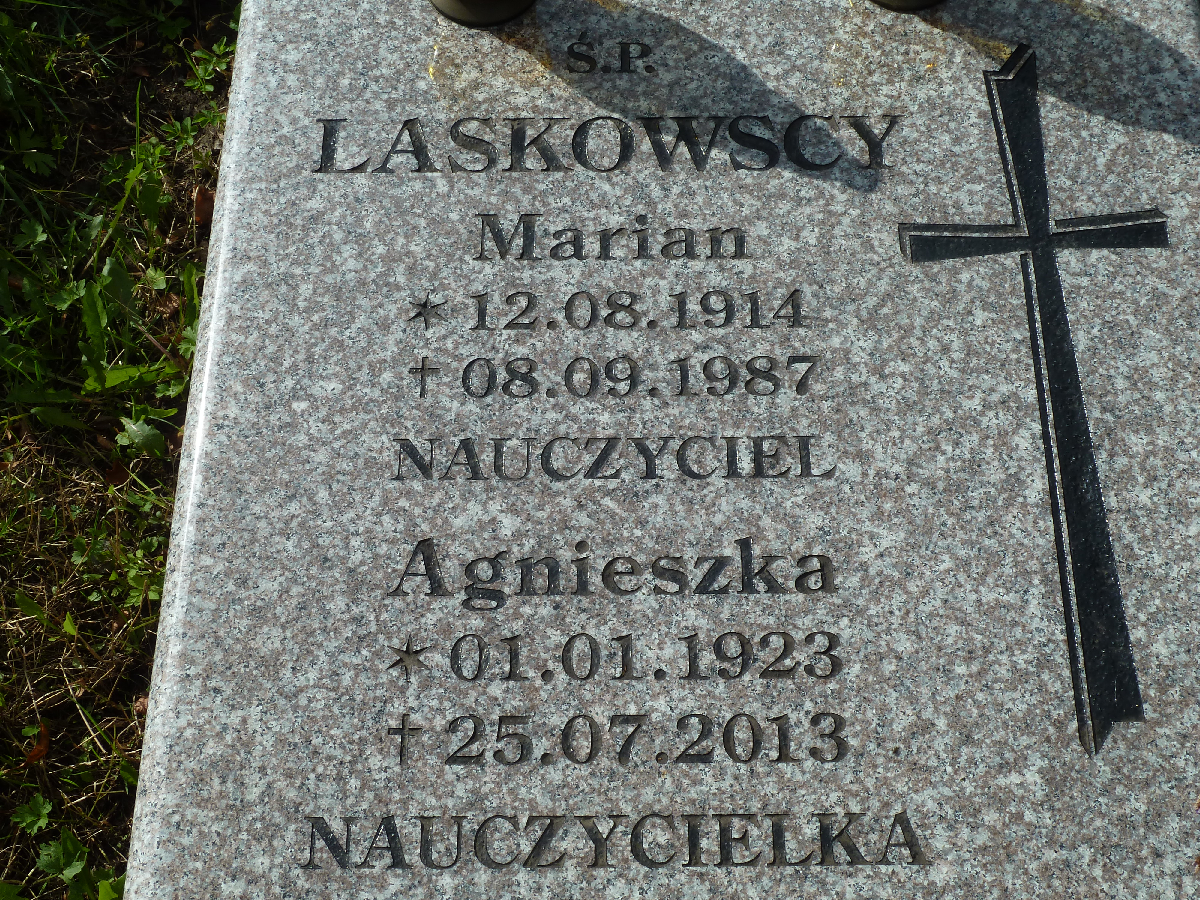 Grób Marian Laskowski