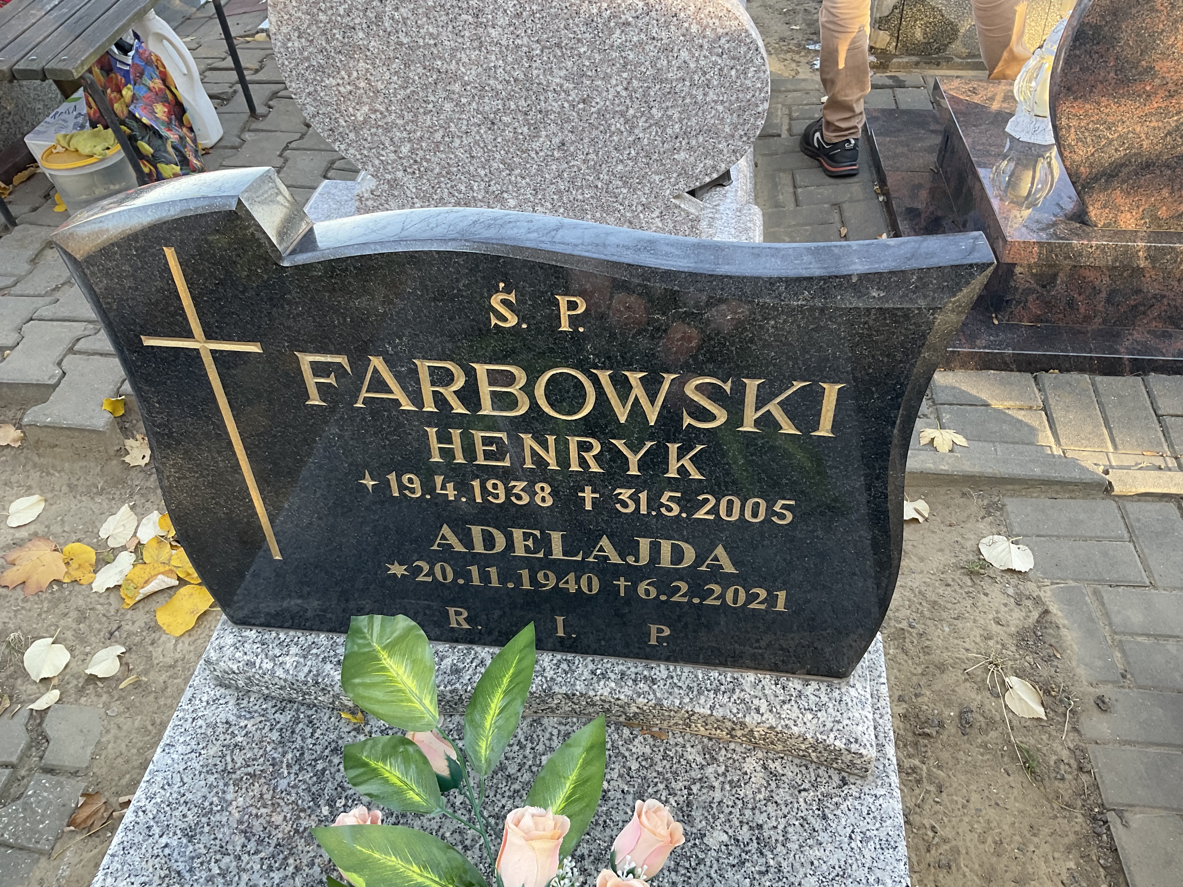 Adelajda Farbowska 1940 Piekary Śląskie Brzeziny - Grobonet - Wyszukiwarka osób pochowanych