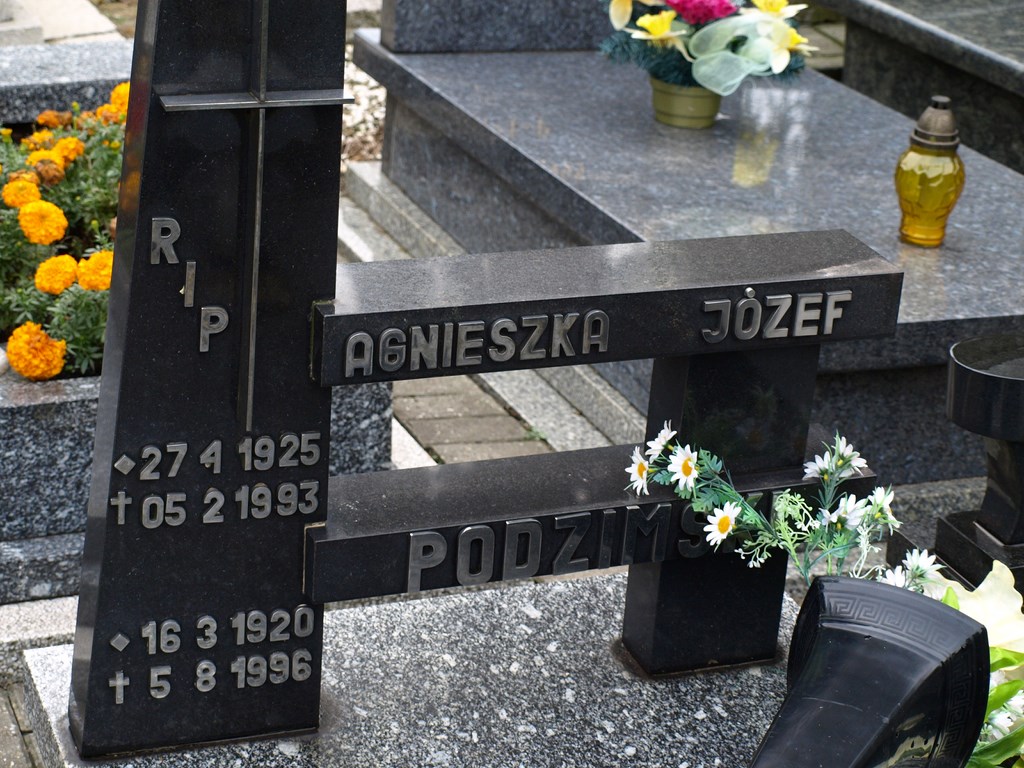 Agnieszka Podzimska 1925 Piekary Śląskie Brzeziny - Grobonet - Wyszukiwarka osób pochowanych
