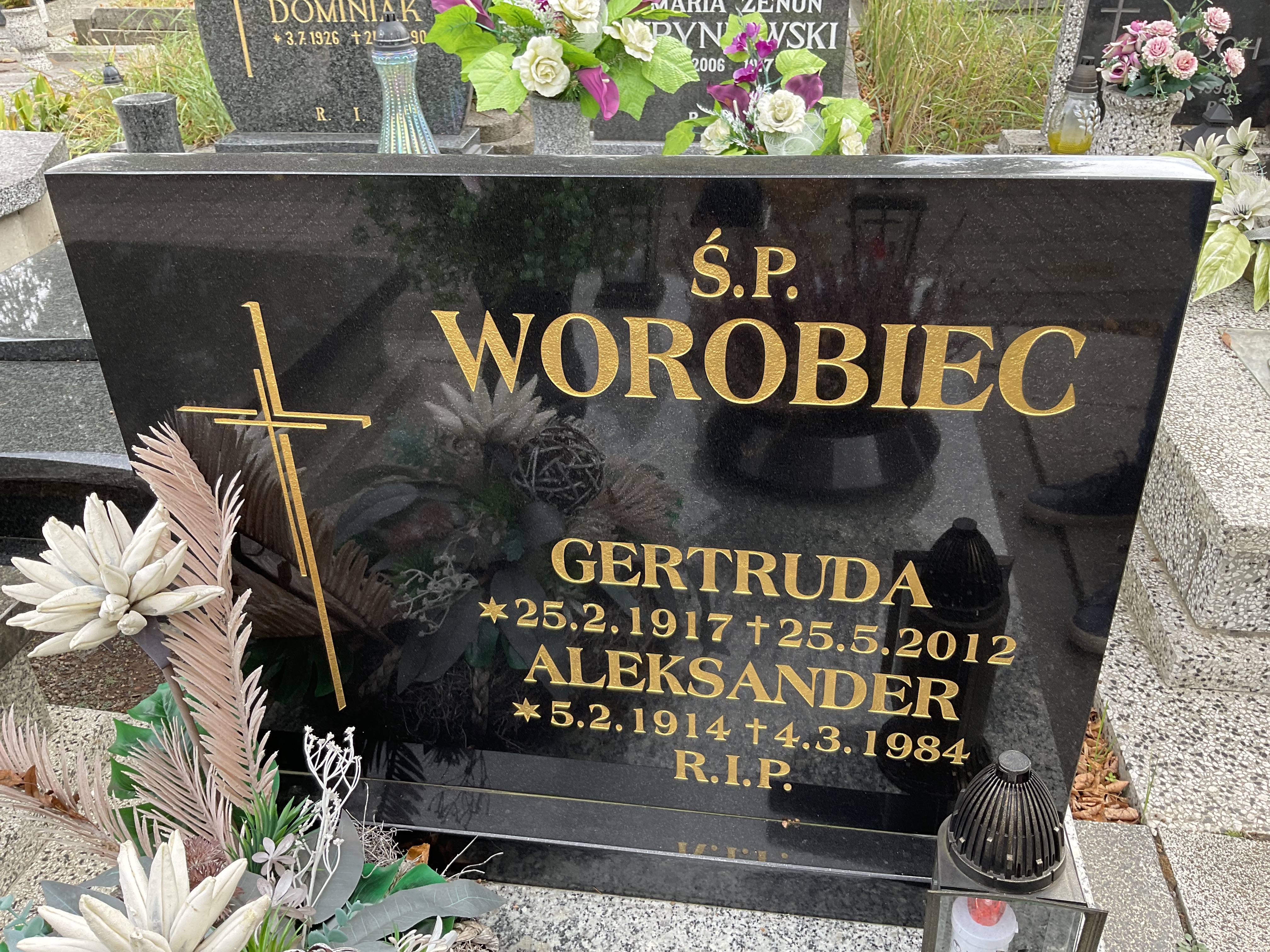 Aleksander Worobiec 1914 Piekary Śląskie Brzeziny - Grobonet - Wyszukiwarka osób pochowanych