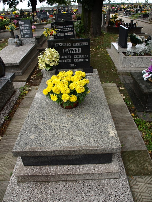 Franciszek Gaweł 1900 Piekary Śląskie Brzeziny - Grobonet - Wyszukiwarka osób pochowanych