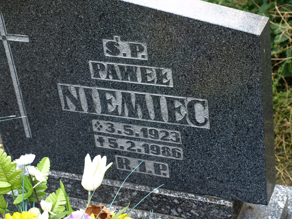 Paweł Niemiec 1923 Piekary Śląskie Brzeziny - Grobonet - Wyszukiwarka osób pochowanych